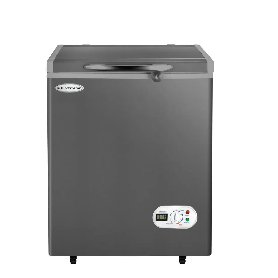 Chest Freezer - Silver -Stainless Steel - 220 L
