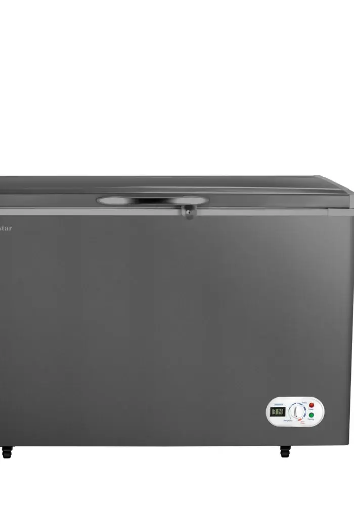 Chest Freezer - Silver -Stainless Steel - 250 L