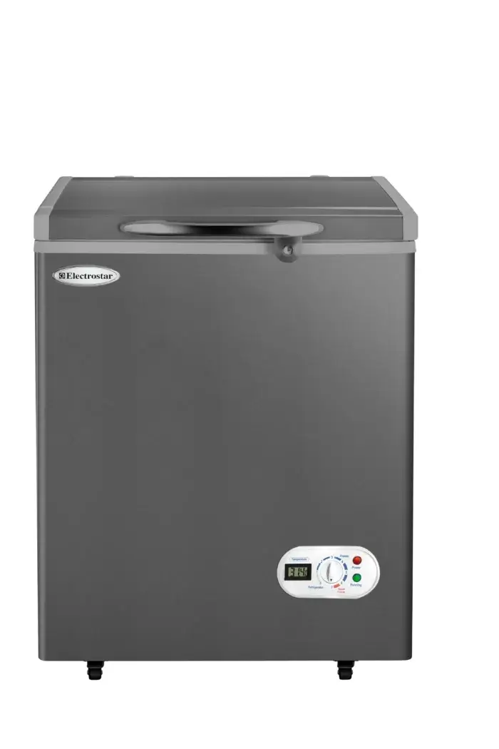 Chest Freezer - Silver -Stainless Steel - 150 L
