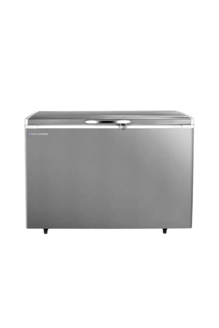 Chest Freezer - Silver -Stainless Steel - 250 L