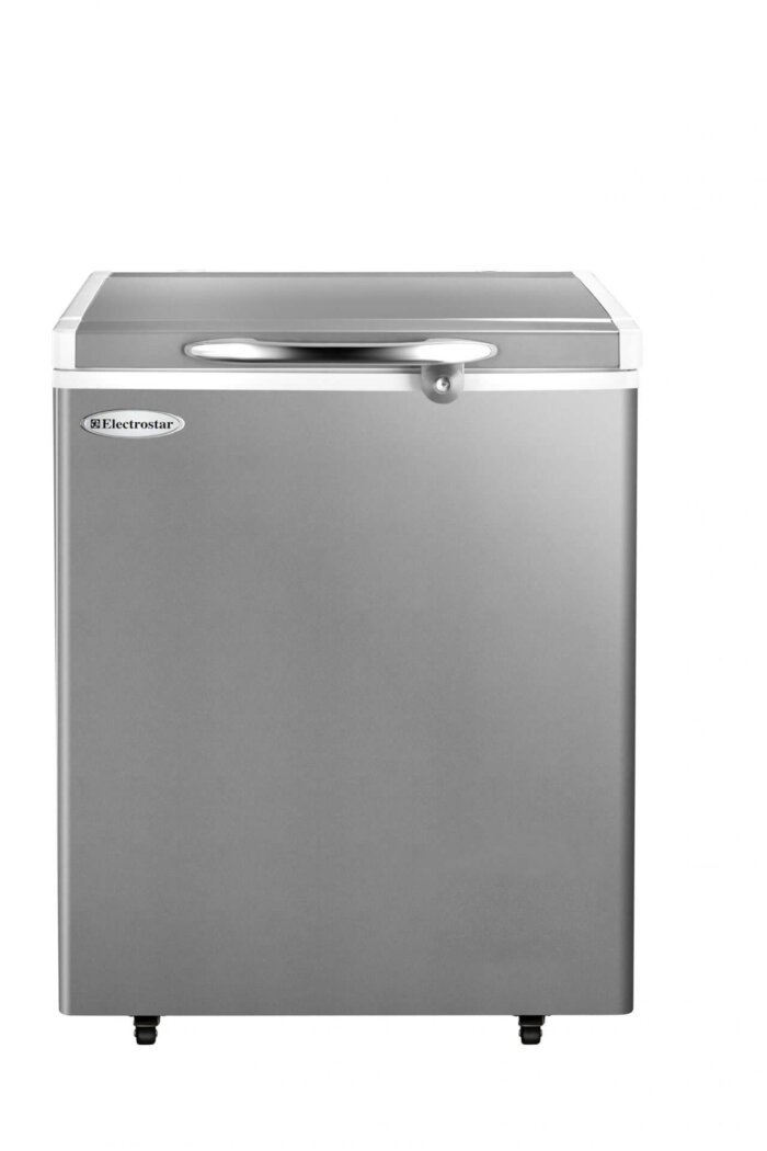 Chest Freezer - Silver -Stainless Steel - 150 L